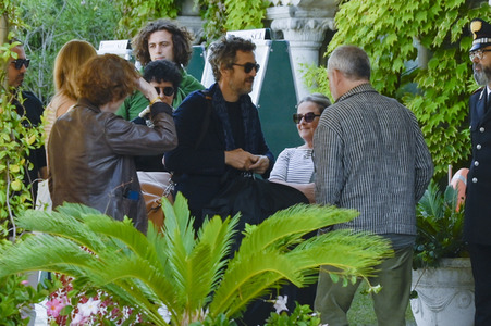 Ankunft von Guillaume Canet am Hotel Excelsior, Internationale Filmfestspiele von Venedig 2023