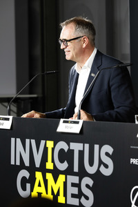 Pressekonferenz zu dem Invictus Games 2023 in Düsseldorf