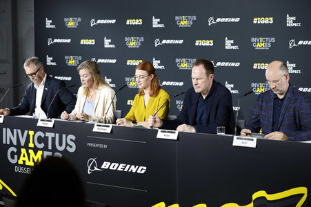 Pressekonferenz zu dem Invictus Games 2023 in Düsseldorf