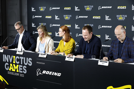 Pressekonferenz zu dem Invictus Games 2023 in Düsseldorf