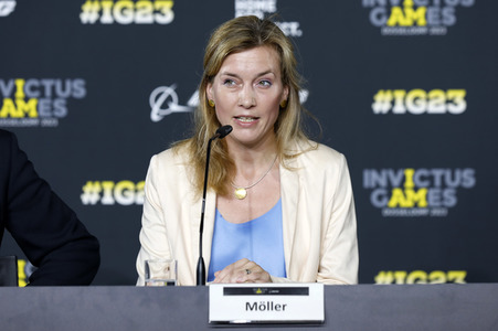Pressekonferenz zu dem Invictus Games 2023 in Düsseldorf