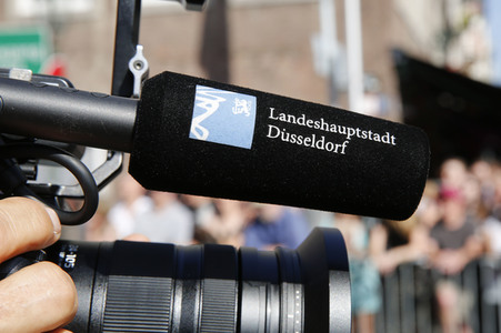 Boris Pistorius und Prinz Harry besuchen das Rathaus in Düsseldorf
