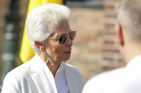 Boris Pistorius und Prinz Harry besuchen das Rathaus in Düsseldorf