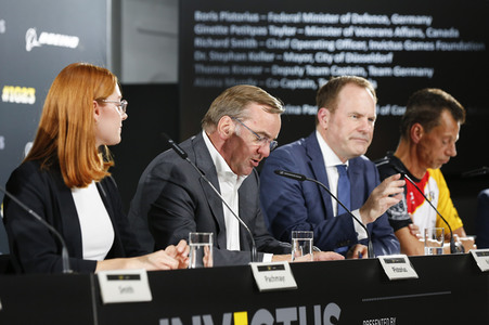 Abschlusspressekonferenz zu dem Invictus Games 2023 in Düsseldorf