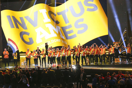 Abschlusszeremonie der Invictus Games 2023 in Düsseldorf