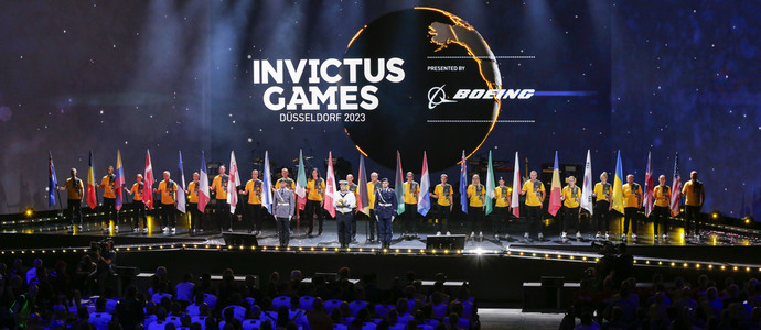 Abschlusszeremonie der Invictus Games 2023 in Düsseldorf