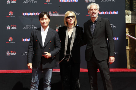 Hand and Footprint Ceremony mit Yoshiki in Los Angeles
