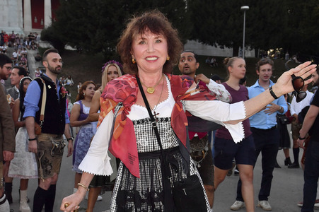 Almauftrieb beim Oktoberfest 2023 in München