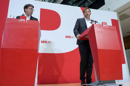 Pressekonferenz der SPD zu aktuellen Themen in Berlin