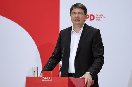 Pressekonferenz der SPD zu aktuellen Themen in Berlin