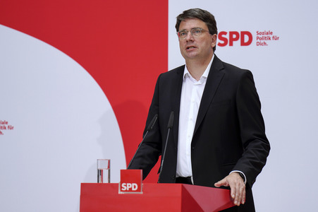 Pressekonferenz der SPD zu aktuellen Themen in Berlin