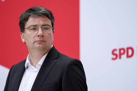 Pressekonferenz der SPD zu aktuellen Themen in Berlin