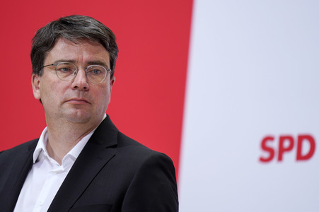 Pressekonferenz der SPD zu aktuellen Themen in Berlin