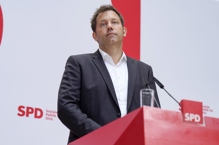 Pressekonferenz der SPD zu aktuellen Themen in Berlin