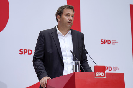 Pressekonferenz der SPD zu aktuellen Themen in Berlin