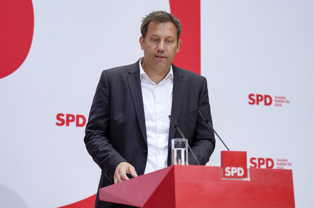 Pressekonferenz der SPD zu aktuellen Themen in Berlin