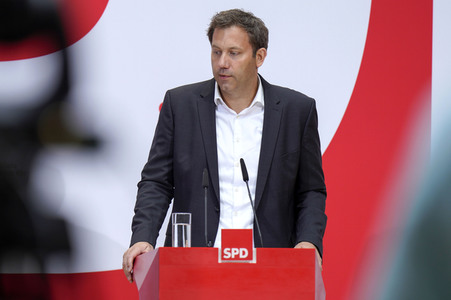 Pressekonferenz der SPD zu aktuellen Themen in Berlin