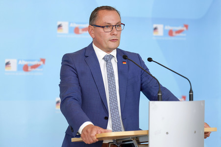 Pressestatement der AfD-Bundestagsfraktion in Berlin