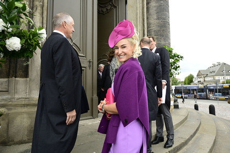 Trauung von Maria Teresita Prinzessin von Sachsen und Graf Beryl Alexandre de Saporta in Dresden