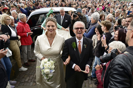 Trauung von Maria Teresita Prinzessin von Sachsen und Graf Beryl Alexandre de Saporta in Dresden