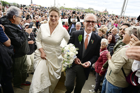 Trauung von Maria Teresita Prinzessin von Sachsen und Graf Beryl Alexandre de Saporta in Dresden