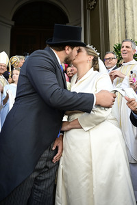 Trauung von Maria Teresita Prinzessin von Sachsen und Graf Beryl Alexandre de Saporta in Dresden