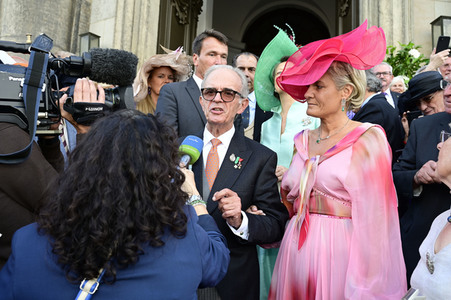 Trauung von Maria Teresita Prinzessin von Sachsen und Graf Beryl Alexandre de Saporta in Dresden