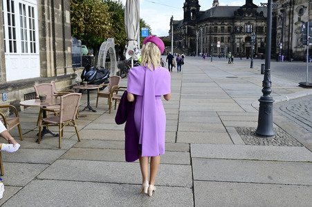 Empfang anlässlich der Trauung von Maria Teresita Prinzessin von Sachsen und Graf Beryl Alexandre de Saporta in Dresden