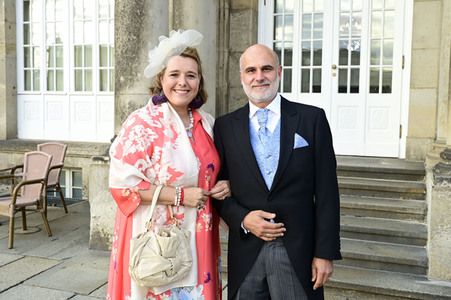 Empfang anlässlich der Trauung von Maria Teresita Prinzessin von Sachsen und Graf Beryl Alexandre de Saporta in Dresden
