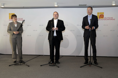 Auftakt-Pressekonferenz zur Herbst-Vollversammlung der Deutschen Bischofskonferenz in Naurod