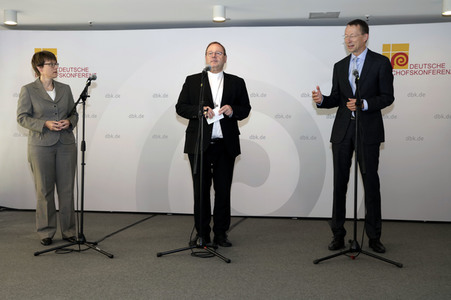 Auftakt-Pressekonferenz zur Herbst-Vollversammlung der Deutschen Bischofskonferenz in Naurod