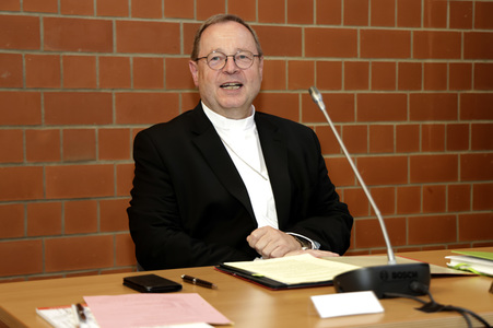 Pressetermin zur Herbst-Vollversammlung der Deutschen Bischofskonferenz in Naurod