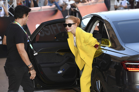 Ankunft von Jessica Chastain auf dem San Sebastian International Film Festival 2023