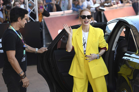 Ankunft von Jessica Chastain auf dem San Sebastian International Film Festival 2023