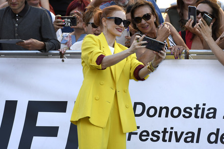 Ankunft von Jessica Chastain auf dem San Sebastian International Film Festival 2023