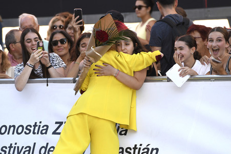Ankunft von Jessica Chastain auf dem San Sebastian International Film Festival 2023