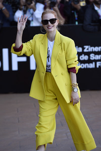 Ankunft von Jessica Chastain auf dem San Sebastian International Film Festival 2023