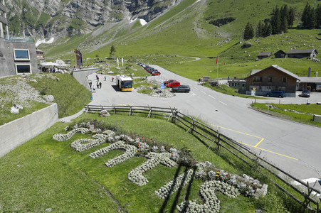 Auf dem Berg Säntis an der Schwägalp