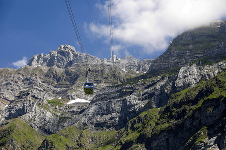 Auf dem Berg Säntis an der Schwägalp