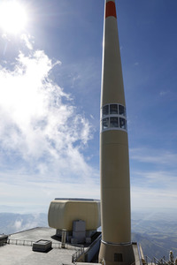 Auf dem Berg Säntis an der Schwägalp