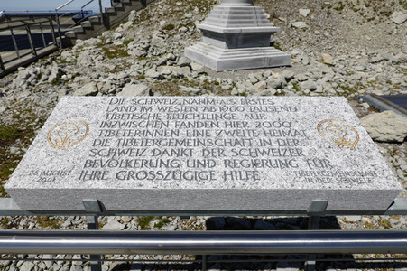 Auf dem Berg Säntis an der Schwägalp