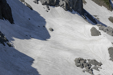 Auf dem Berg Säntis an der Schwägalp