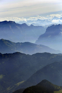 Auf dem Berg Säntis an der Schwägalp