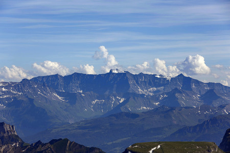 Auf dem Berg Säntis an der Schwägalp