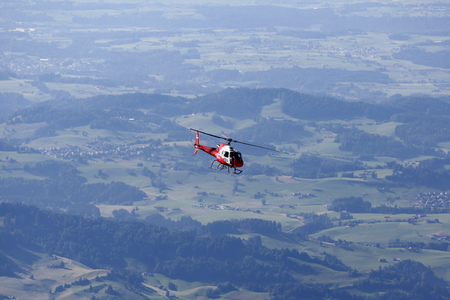Auf dem Berg Säntis an der Schwägalp