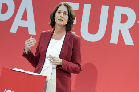 Vorstellung der SPD-Spitzenkandidatin Katarina Barley zur Europawahl in Berlin