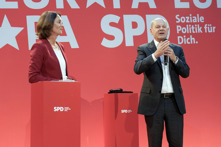 Vorstellung der SPD-Spitzenkandidatin Katarina Barley zur Europawahl in Berlin