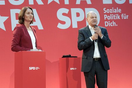 Vorstellung der SPD-Spitzenkandidatin Katarina Barley zur Europawahl in Berlin