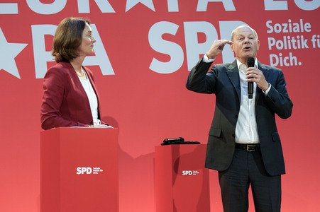 Vorstellung der SPD-Spitzenkandidatin Katarina Barley zur Europawahl in Berlin