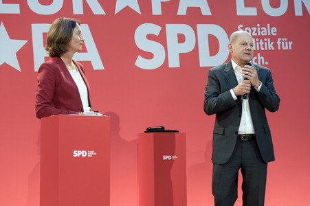 Vorstellung der SPD-Spitzenkandidatin Katarina Barley zur Europawahl in Berlin
